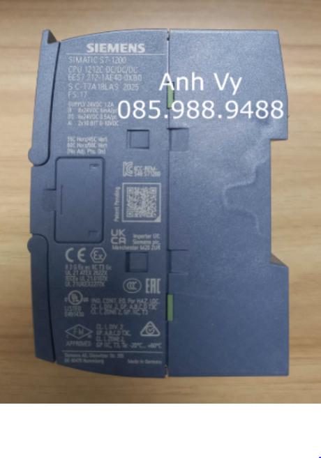 6ES7212-1AE40-0XB0 - PLC S7-1200 CPU 1212C DC/DC/DC - Ảnh 2