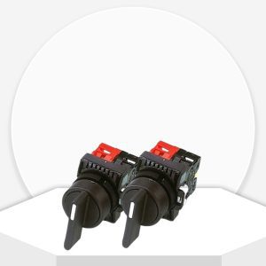 Alternative view of Đầu công tắc xoay 2 vị trí cần dài tự trả phi 22 ARS-L2R