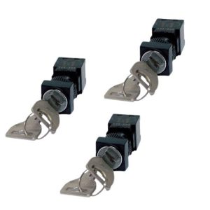 Đầu công tắc xoay 2 vị trí có chìa khóa phi 16 SRK-22