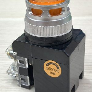 Nút nhấn có đèn LED màu vàng phi 25 CR-254-A0-Y