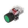 Nút nhấn không đèn viền nhựa màu xanh lá MRF-TM2G