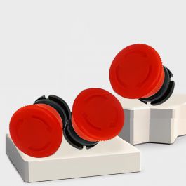 Đầu nút nhấn khẩn không đèn phi 16 SRE-F