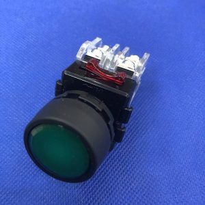 Alternative view of Nút nhấn không đèn viền nhựa màu xanh lá MRF-TM2G