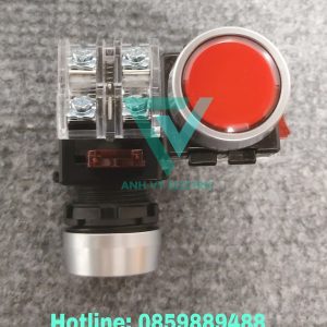 Alternative view of Nút nhấn không đèn viền nhôm màu đỏ MRF-RA1R