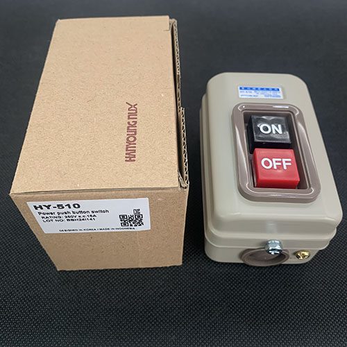 Công tắc nguồn đóng cắt trực tiếp động cơ điện bằng nút ấn HY-510 - Ảnh 3