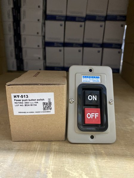 Công tắc nguồn đóng cắt trực tiếp động cơ điện bằng nút ấn HY-513 - Ảnh 4