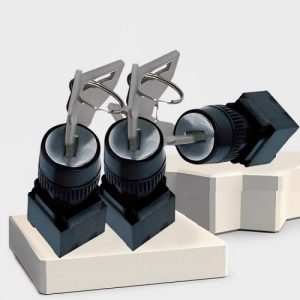 Đầu công tắc xoay 3 vị trí có chìa khóa phi 16 SRK-13