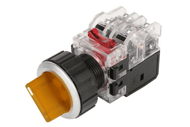 CÔNG TẮC XOAY CÓ ĐÈN 2 VỊ TRÍ - Φ30 MRT-A2R1DO (R,G,Y,A,W) - Ảnh 3