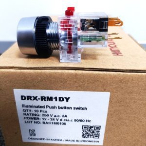 Alternative view of Nút nhấn nhả có đèn phi 16 Hanyoung DRX-RM1DY