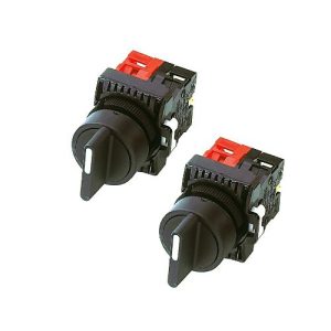 Alternative view of Đầu công tắc xoay 3 vị trí cần ngắn tự trả phi 22 ARS-S3LR