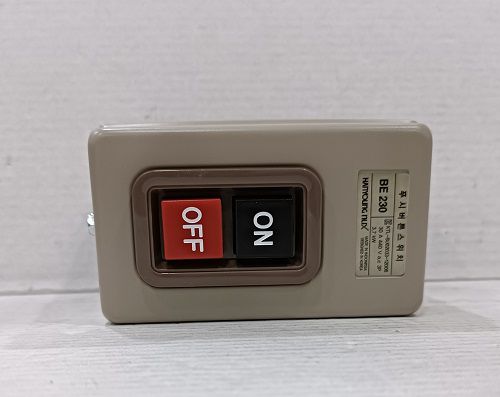 Công tắc nguồn đóng cắt trực tiếp động cơ điện bằng nút ấn BE-230 - Ảnh 3