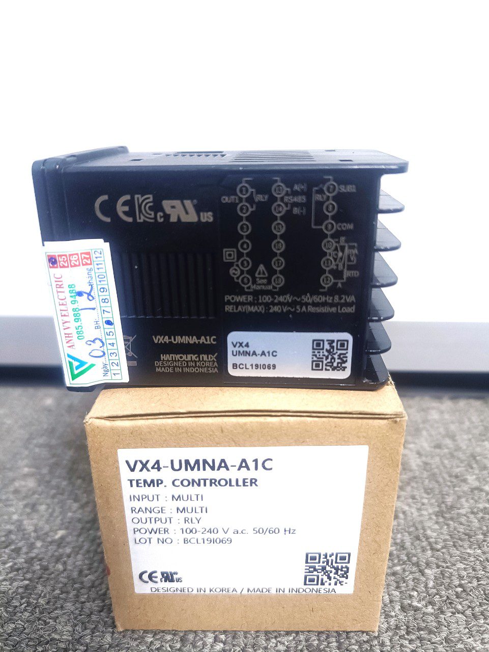 Bộ điều khiển nhiệt độ Hanyoung VX4-UMNA-A1C - Ảnh 3