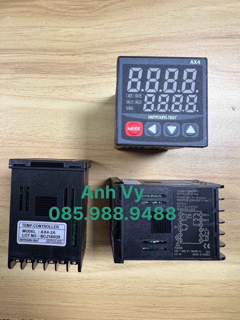 Bộ điều khiển nhiệt độ Hanyoung AX4-2A