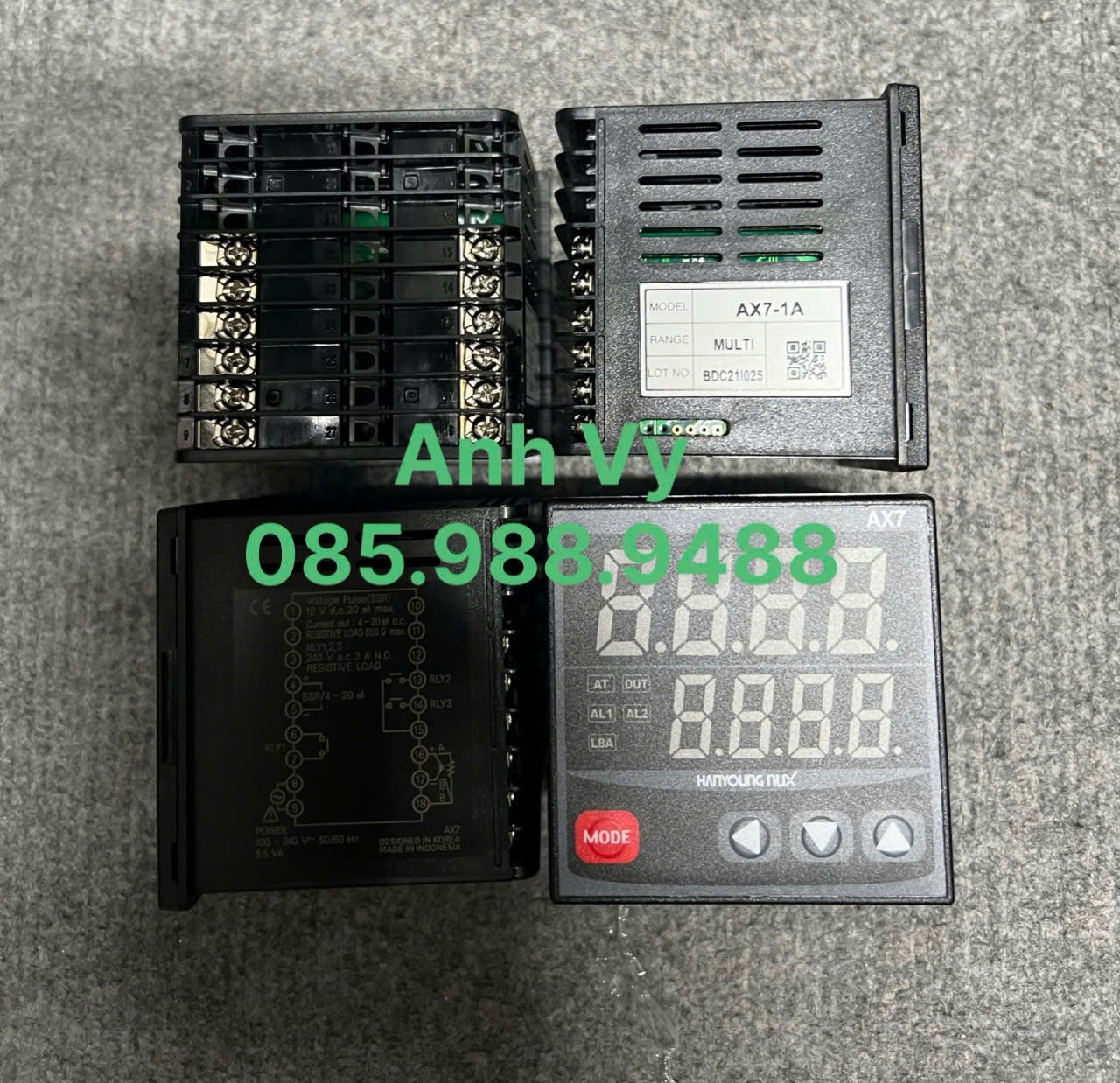 Bộ điều khiển nhiệt độ Hanyoung AX7-1A - Ảnh 3