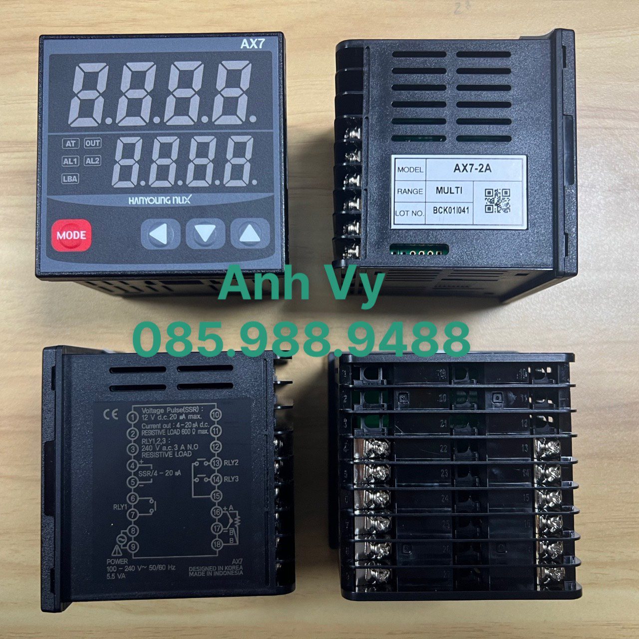 Bộ điều khiển nhiệt độ Hanyoung AX7-2A - Ảnh 3