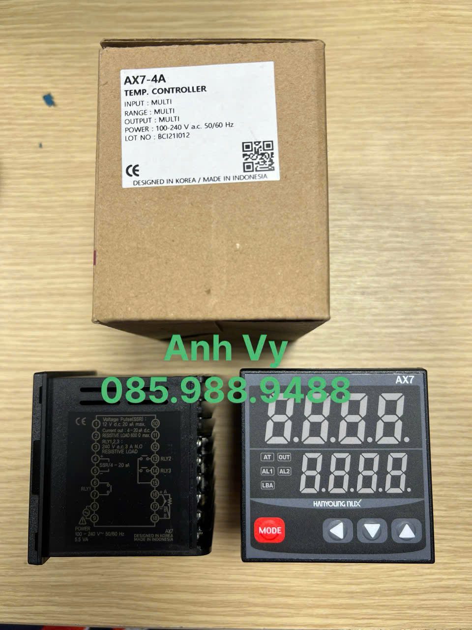 Bộ điều khiển nhiệt độ Hanyoung AX7-4A
