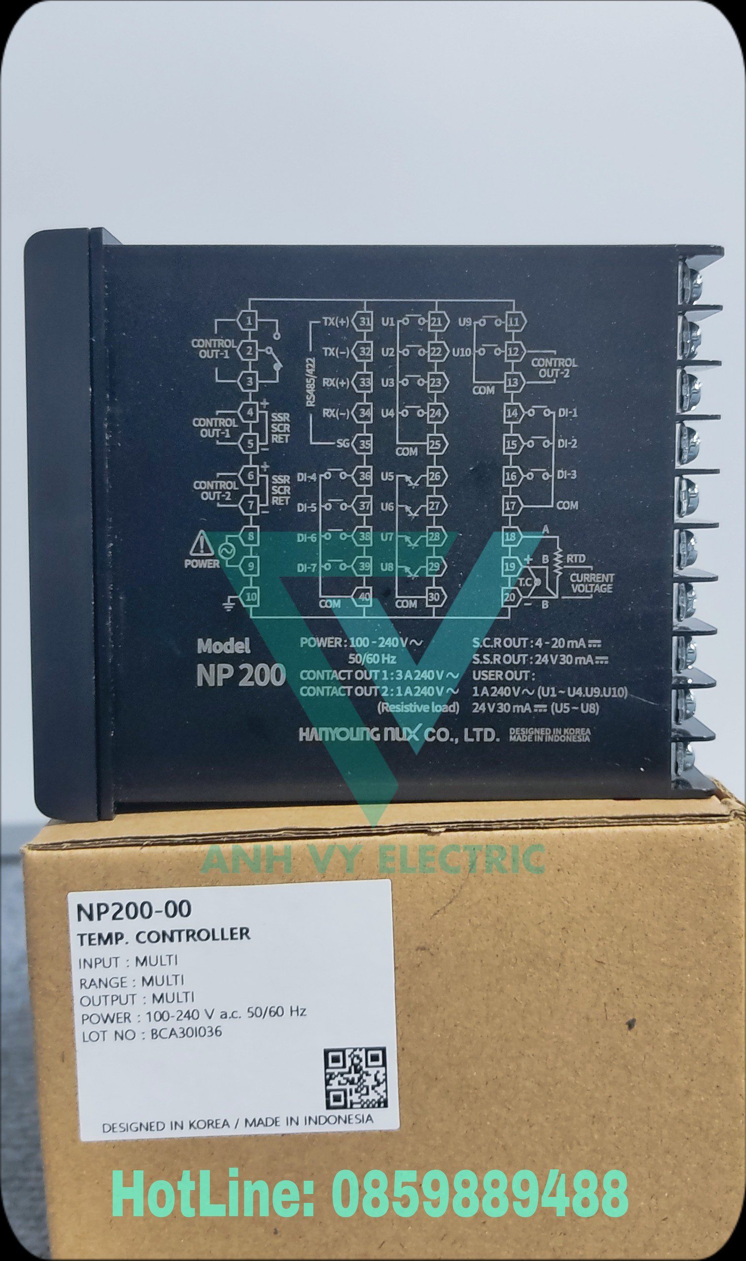 Bộ điều khiển nhiệt độ Hanyoung NP200-00 - Ảnh 3