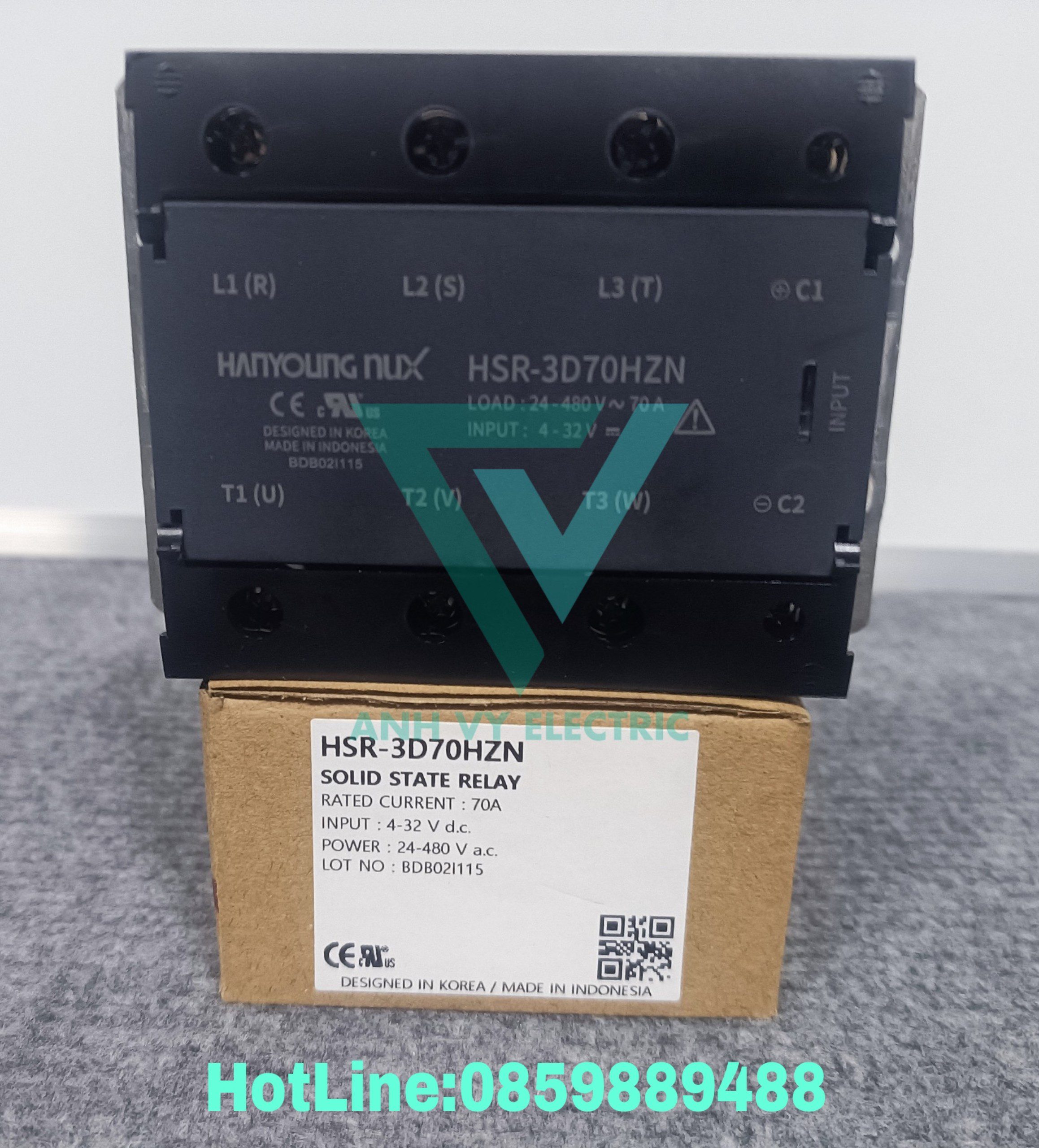 Relay Bán Dẫn Hanyoung HSR-3D70HZN (thay thế HSR-3D704Z)