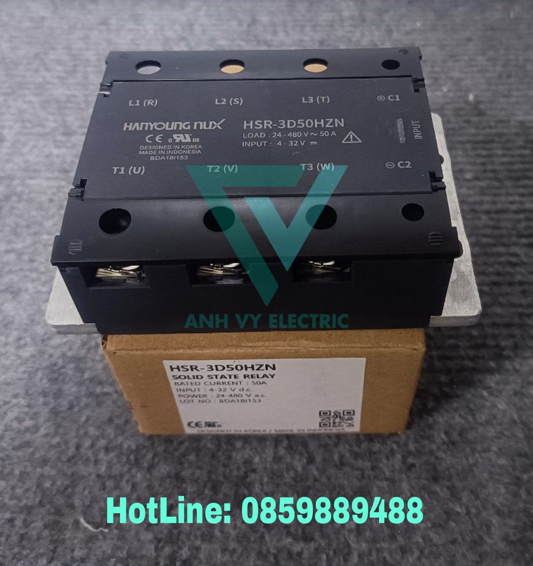Relay Bán Dẫn Hanyoung HSR-3D50HZN (thay thế HSR-3D504Z) - Ảnh 3