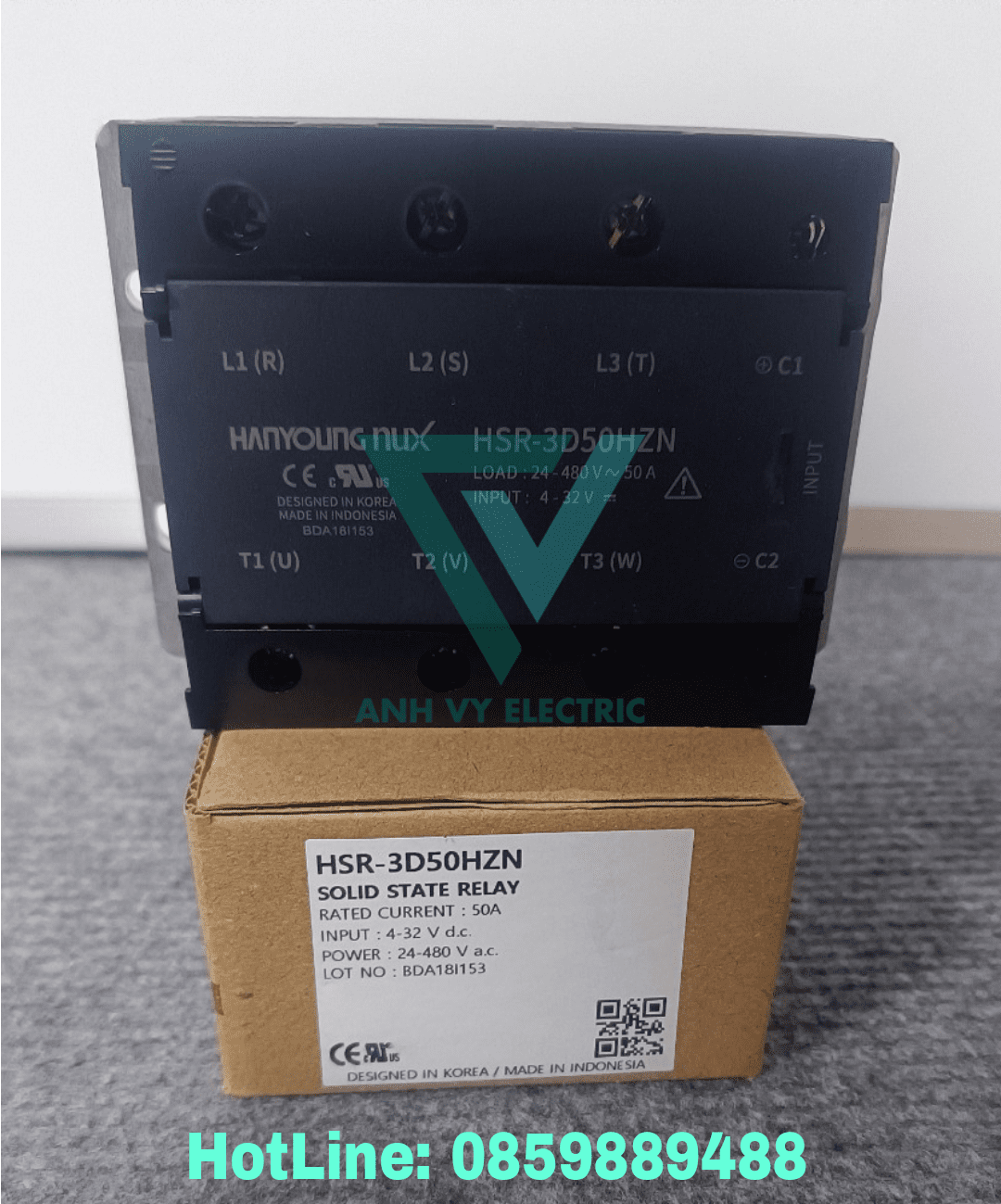 Relay Bán Dẫn Hanyoung HSR-3D50HZN (thay thế HSR-3D504Z)