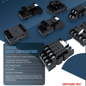 Alternative view of Đế rơ le 14 chân nhỏ Hanyoung HS-R-M04