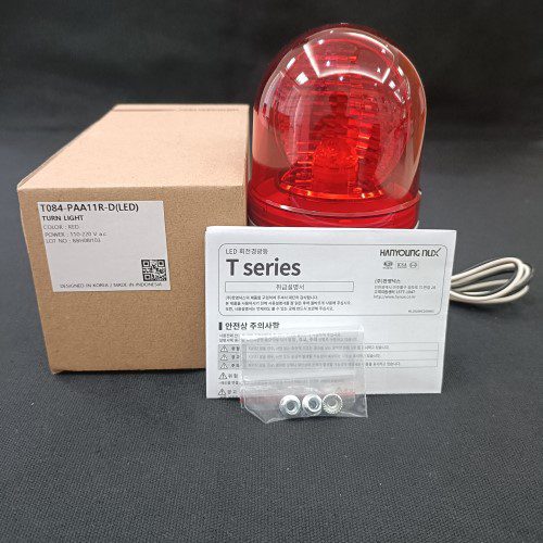 Đèn xoay cảnh báo phi 84 Hanyoung T084-PAA11R-D - Ảnh 2