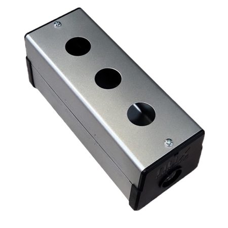 Hộp sắt 03 lỗ Hanyoung phi 25 HY-25-03 - Ảnh 2