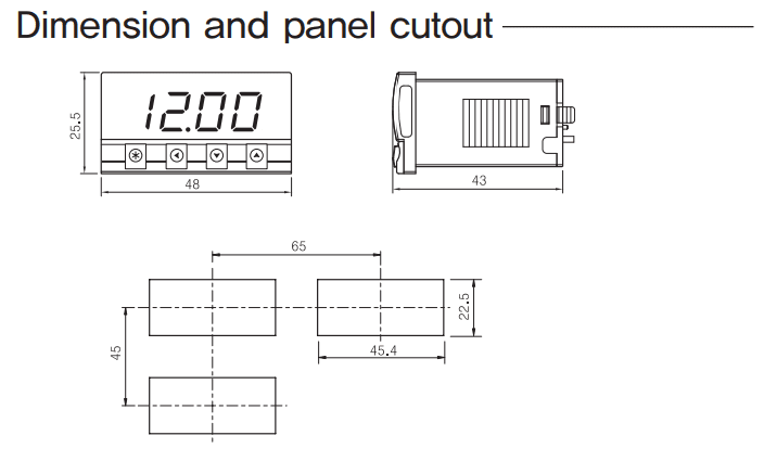 Đồng hồ đo tỉ lệ kỹ thuật số không điện áp HANYOUNG HLP1 - Ảnh 2