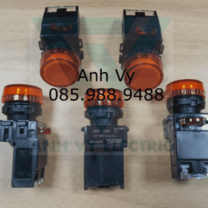 Đèn báo pha Hanyoung MRP-TD0Y phi 22mm