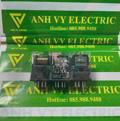 Rơ le trung gian OMRON MKS2P DC12 - Ảnh 3